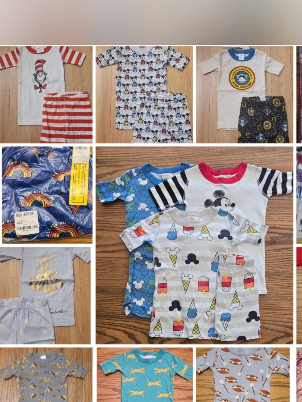 Hanna Andersson Pajamas PJs Short Johns - Size 110 / 5 - Boys Girls Kids Youth